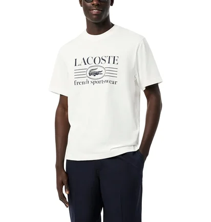 Футболка мужская Lacoste Classic Fit White TH1265-51-001
