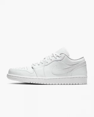 Кроссовки мужские Air Jordan 1 Low White 553558-130
