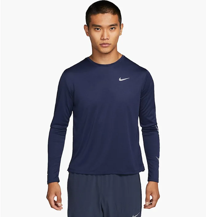 Лонгслів чоловічий Nike Dri-Fit Miler Run Division Blue DQ6493-410