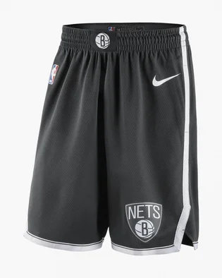 Шорты мужские Nike Nba Swingman Brooklyn Nets Icon Edition Black AJ5584-010