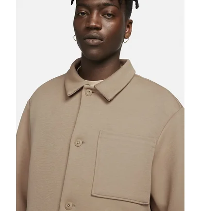 Пальто чоловіче Nike Sportswear Tech Fleece Reimagined Oversized Shacket Brown FB8167-247