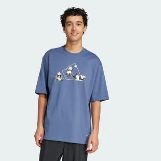 Футболка мужская Adidas Panda Play Graphic Blue JZ3277