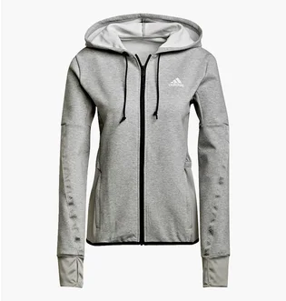 Толстовка женская Adidas Designed To Move Full-Zip Hoodie Grey H10177