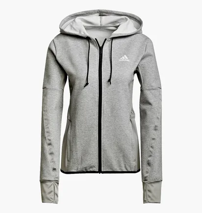 Толстовка жіноча Adidas Designed To Move Full-Zip Hoodie Grey H10177