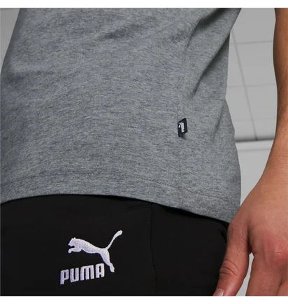 Футболка мужская Puma Essentials+ V-Neck Tee Grey 586277-03