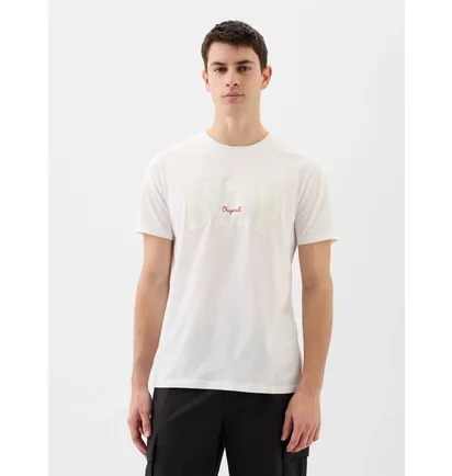 Футболка мужская Gap V-Logo Orig Arch White 471777-08