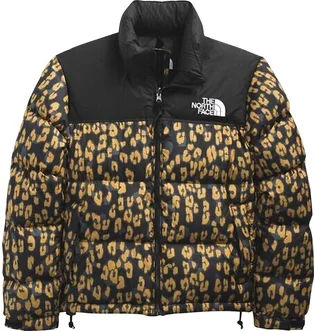Пуховик женский The North Face Printed 1996 Retro Nuptse Jacket Yellow/Black NF0A5IXK-28A
