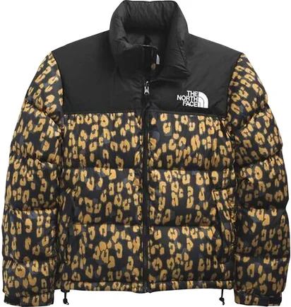 Пуховик жіночий The North Face Printed 1996 Retro Nuptse Jacket Yellow/Black NF0A5IXK-28A