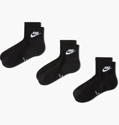 Шкарпетки Nike Everyday Elevated (3 пари) Black IH8523-902