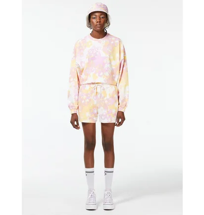 Шорти жіночі Converse W Twisted Classic All Over Print Short Beige 10023198-698
