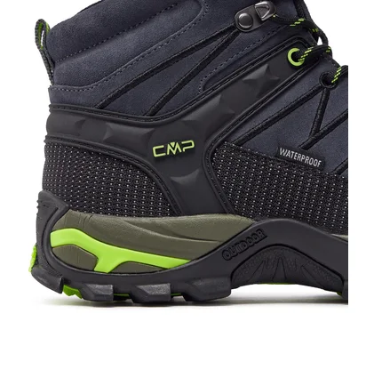 Ботинки мужские CMP Rigel Mid Trekking Shoes Wp Blue 3Q12947-30UR