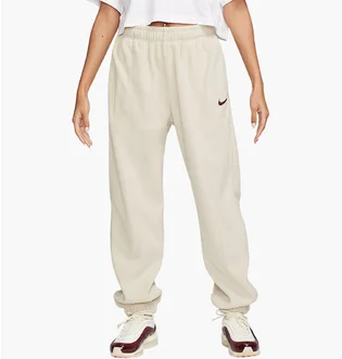 Штаны женские Nike Nsw Fleece High Oversized Beige FB8973-206