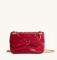 Сумка женская JW PEI Tina Quilted Chain Crossbody Red BB2023BG74158JWP