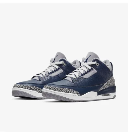 Кроссовки мужские Air Jordan 3 Retro Georgetown Blue Ct8532-401