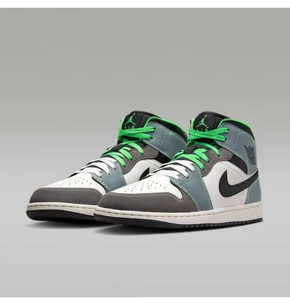 Кроссовки мужские Air Jordan 1 Mid Casa 93 Black/Grey HQ3829-001