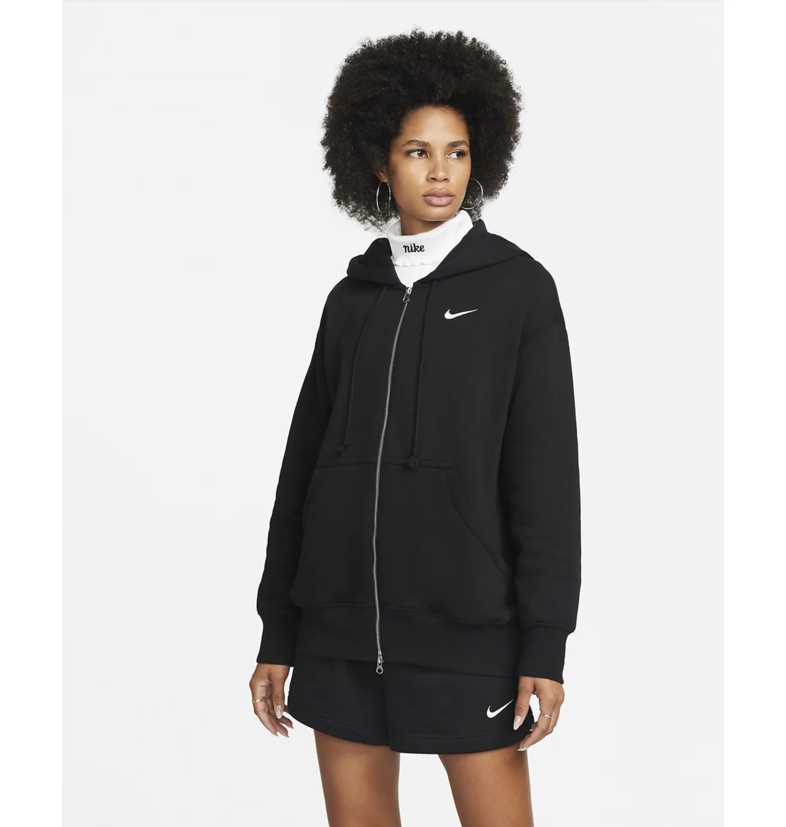 ᐉ Толстовка женская Nike Nsw Phoenix Oversized Fleece Full-Zip
