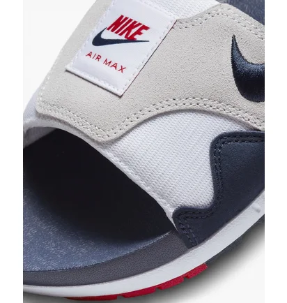 Тапочки чоловічі Nike Air Max 1 MenS Slides Grey DH0295-104
