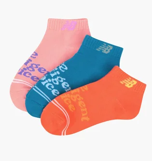 Шкарпетки дитячі New Balance Kids Endless Days Low Cut (3 пари) Multi Las29223As2