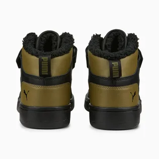 Кросівки чоловічі Puma Mid Strap Winter Sneakers Black/Olive 386376