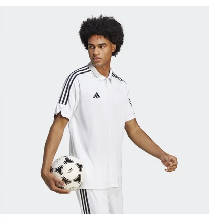 Поло мужское Adidas Tiro 23 League Polo Shirt White Hs3580