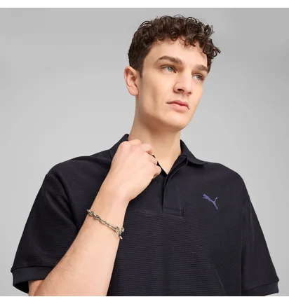Поло унисекс Puma Premium Ess Relaxed Jacquard Polo Black 629670-16