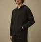 Куртка мужская C.P. Company Full-Zip Light Fleece Black 20CMSS081A-002246G-999