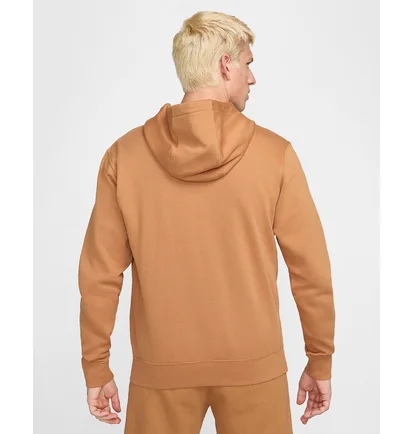 Худи мужское Nike Nsw Club Hoodie Po Bb Orange BV2654-224