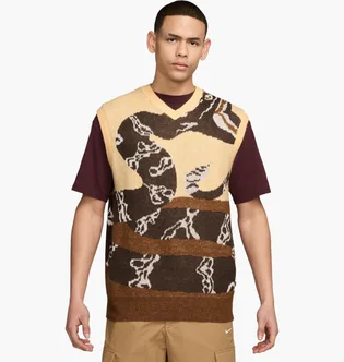 Жилетка мужская Nike Sb Sweater Sleeveless Jumper Beige/Brown FV7391-202