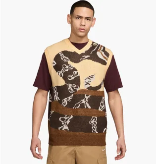 Жилетка мужская Nike Sb Sweater Sleeveless Jumper Beige/Brown FV7391-202