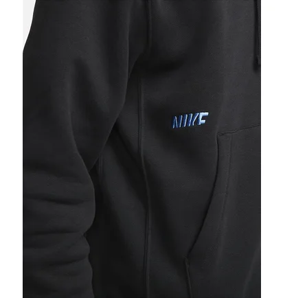 Худи мужское Nike Mens Fleece Pullover Hoodie Black Dm6873-010