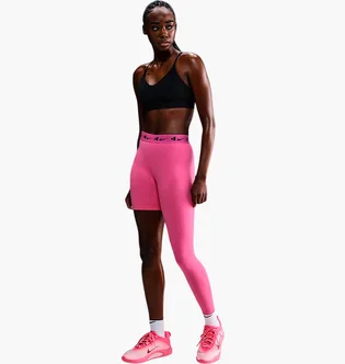 Леггинсы женские Nike AJa Wilson ASymmetric Pink HQ6455-684