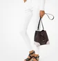 Сумка женская Michael Kors Mercer Gallery Small Color-Block Logo Shoulder Bag Brown 30S0GZ5L1V-BROWN-MULTI-16860