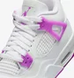 Кроссовки детские Air Jordan 4 Retro Hyper Violet White FQ1314-151