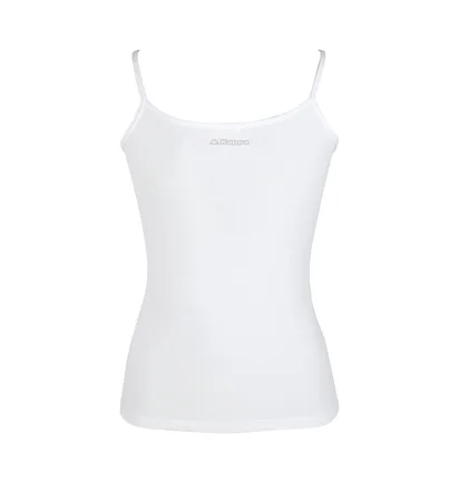 Майка женская Kappa Canotta Spalla Stretta White K2301-BIANCO