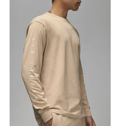 Лонгслив мужской Air Jordan Long Sleeve T-Shirt X Union La Beige DV7341-296