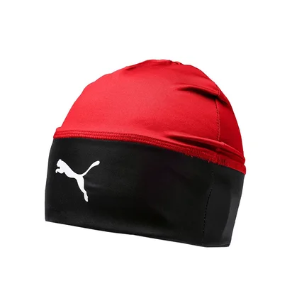 Шапка унісекс Puma Liga Beanie Black/Red 022355-01