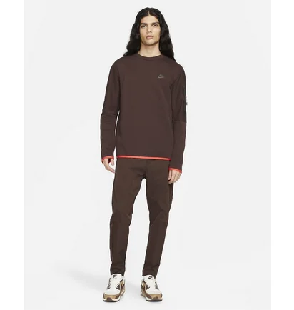 Свитшот мужской Nike Sportswear Tech Fleece Brown CU4505-203