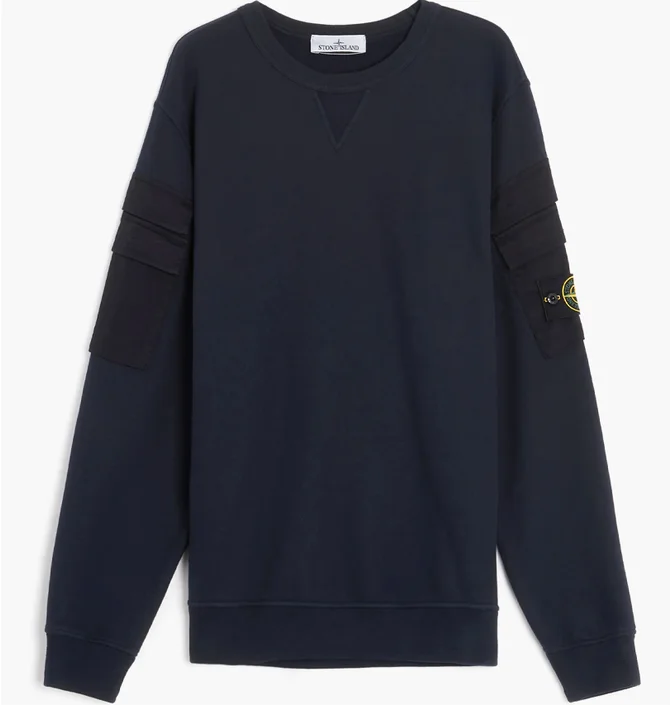 Свитшот мужской Stone Island Sweater Blue 791560577-V0020