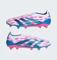 Бутсы унисекс Adidas Predator Elite Laceless Firm Ground Soccer Cleats White/Pink IF8864