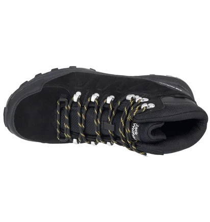 Черевики чоловічі Jack Wolfskin Refugio Texapore Black 4049841-6357