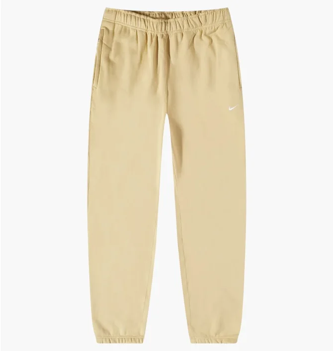 Штаны мужские Nike Solo Swoosh Fleece Beige IB6494-783