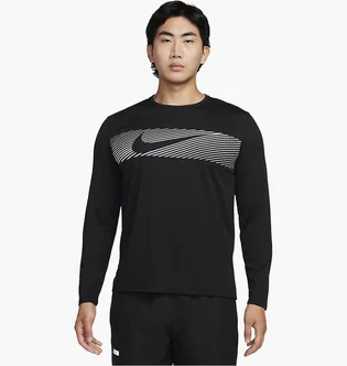 Лонгслів чоловічий Nike Dri-Fit Flash Black FB8552-010