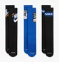 Носки Nike Everyday Plus Crew (3 шт) Black/Blue HJ9339-902