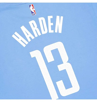 Футболка мужская Nike Nba Houston Rockets James Harden City Edition Light Blue CT9775-469