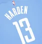 Футболка мужская Nike Nba Houston Rockets James Harden City Edition Light Blue CT9775-469