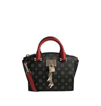 Сумка жіноча Dkny Elissa Mini Heritage Logo Satchel Black R93DJC28