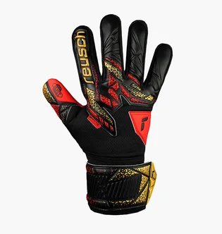 Перчатки вратарские мужские Reusch Attrakt Silver Black/Red 5570215-7075