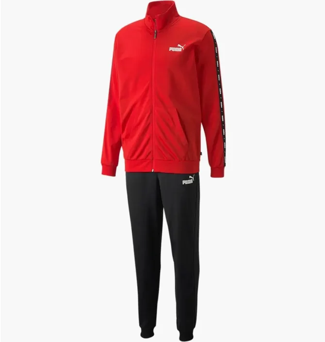 Спортивный костюм мужской Puma Tape Poly Tracksuit Red/Black 847420-11