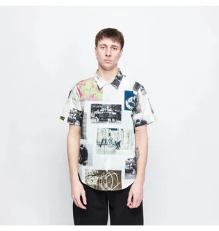 Рубашка мужская Pop Trading Company Hugo Snelooper White POPSS23_03-006