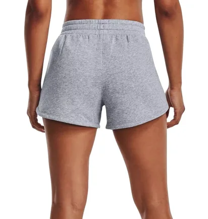 Шорты женские Under Armour Rival Fleece Grey 1376257-035